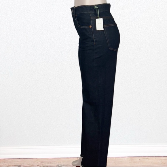 New AE 77  Premium 60s Retro Stovepipe Denim Jean True Rinse SZ 4 Standard - Picture 4 of 15